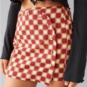 UO Jagger Button Front Mini Skirt EUC SP